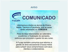 Tablet Screenshot of fucapi.br